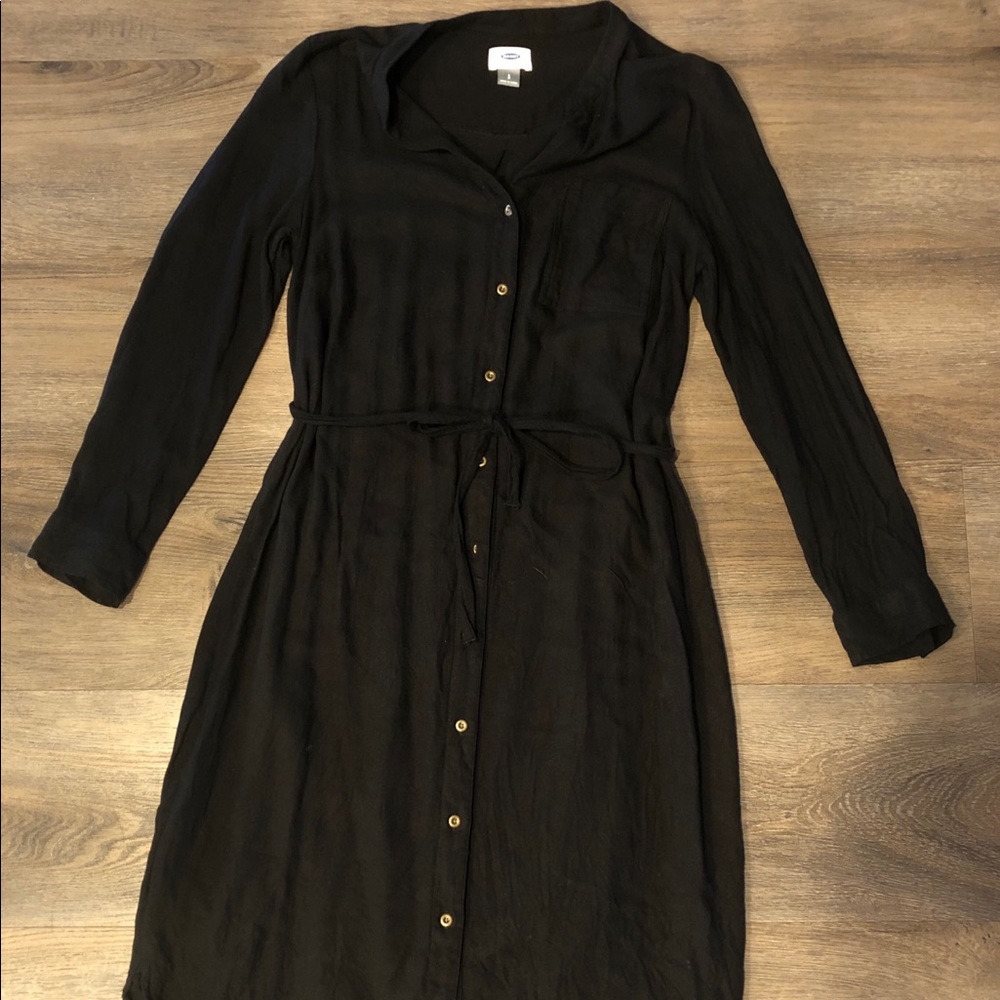 Black maxi dress